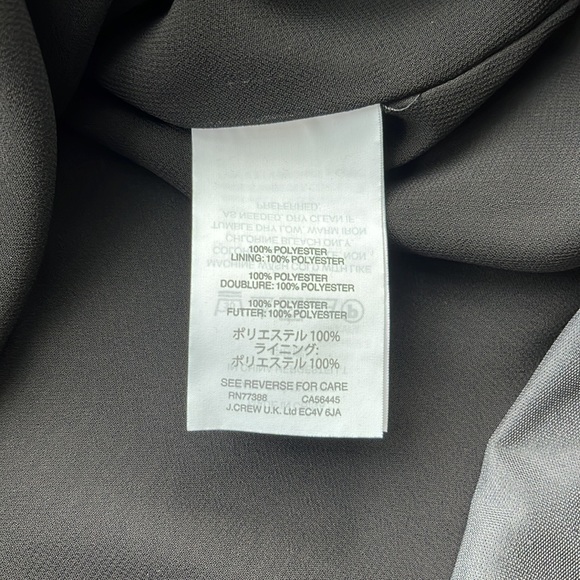 NWT J Crew TALL Velvet Sleeveless Top with Ruffles - Picture 7 of 9